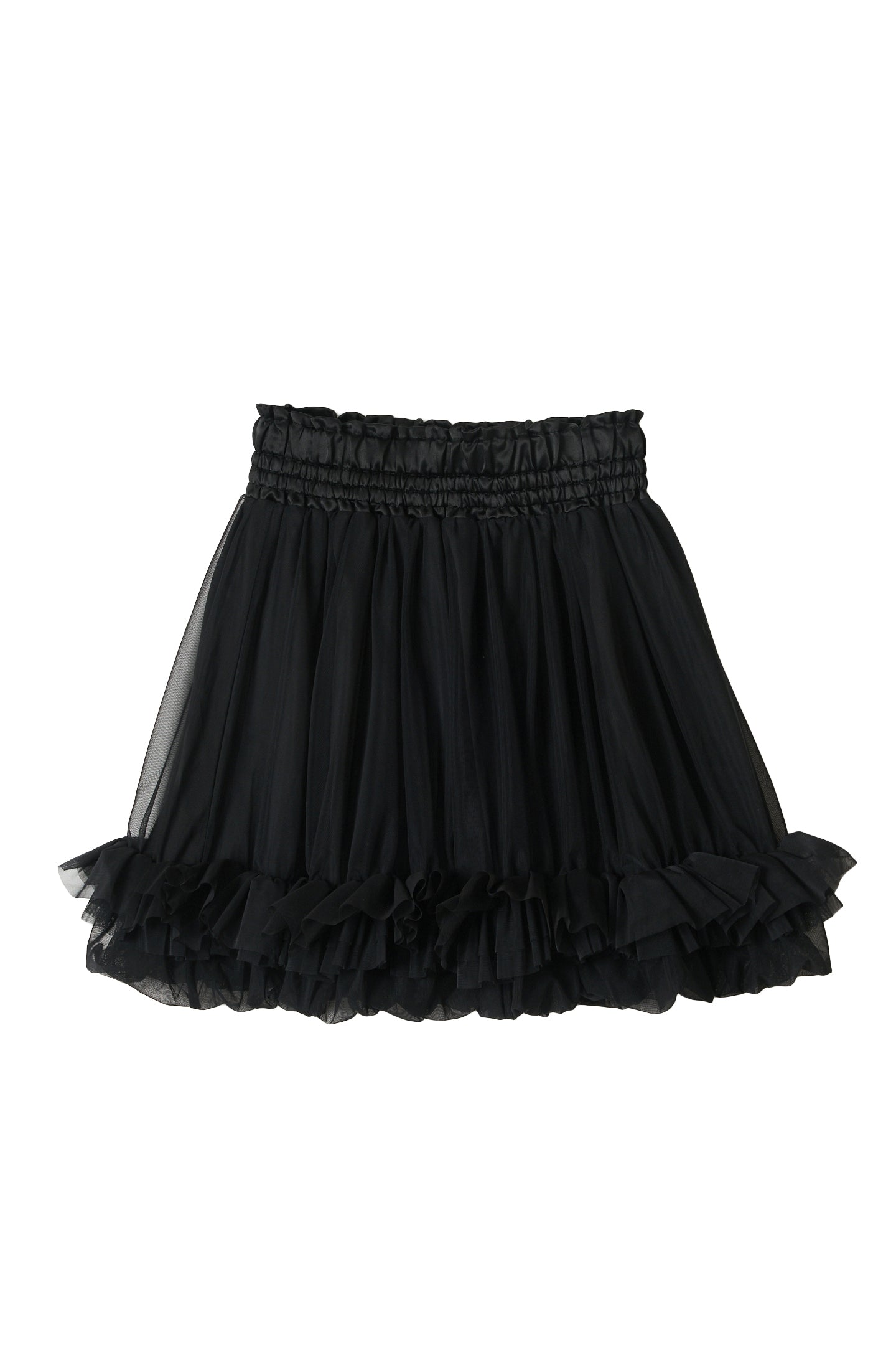 tulle balloon mini skirt