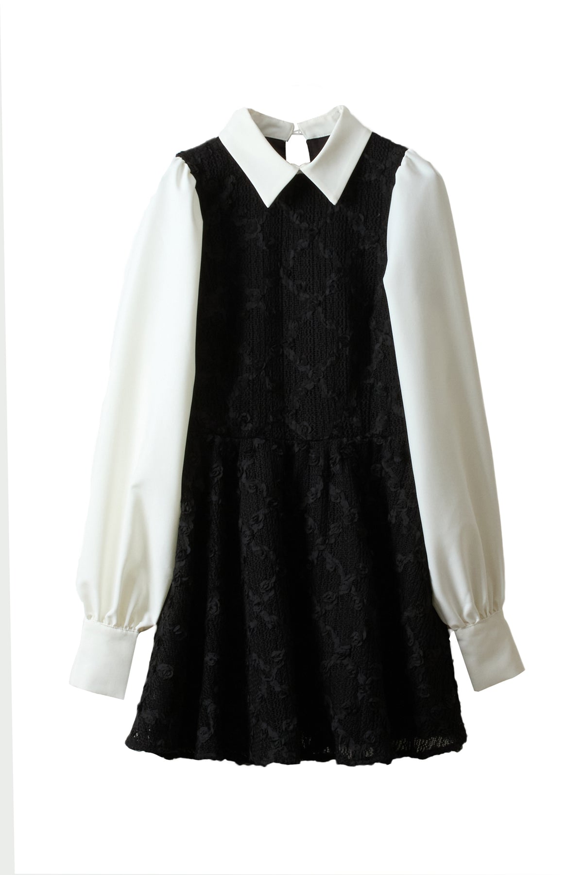 rose lace shirts dress