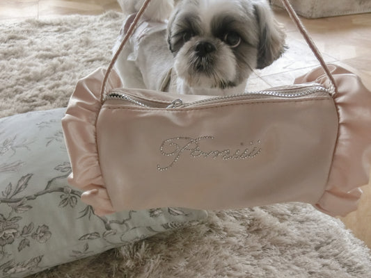 fairy satin frill bag
