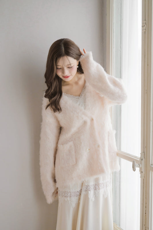 big shaggy cardigan