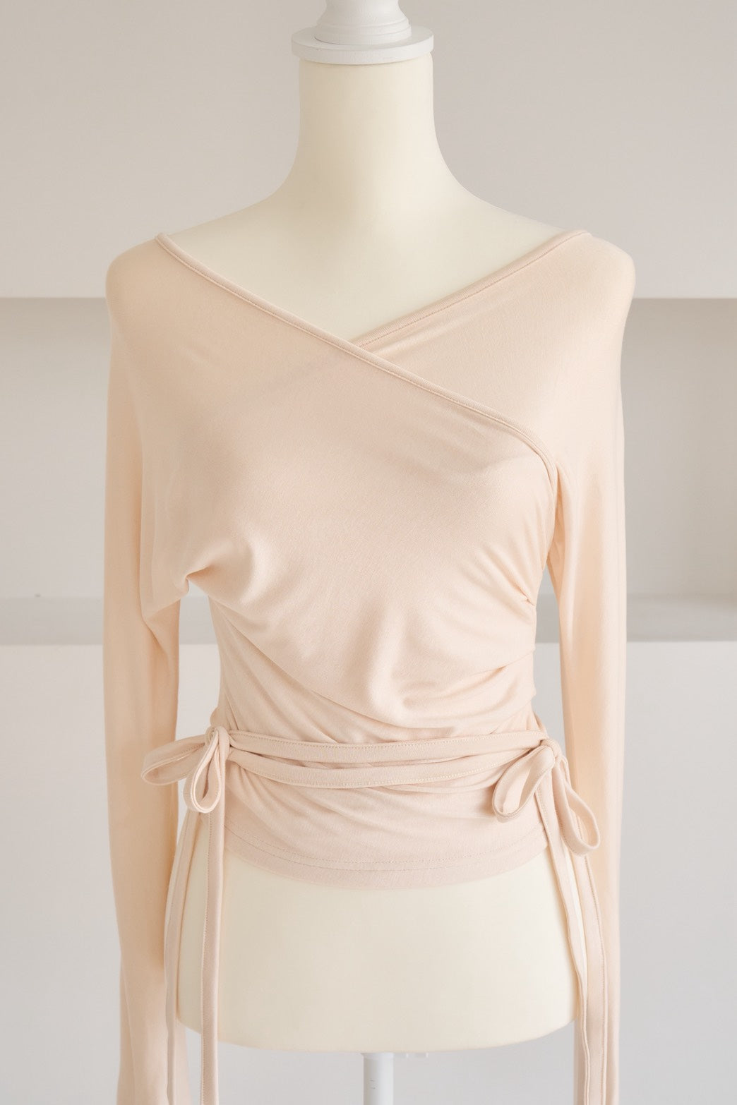 double ribbon cross tops