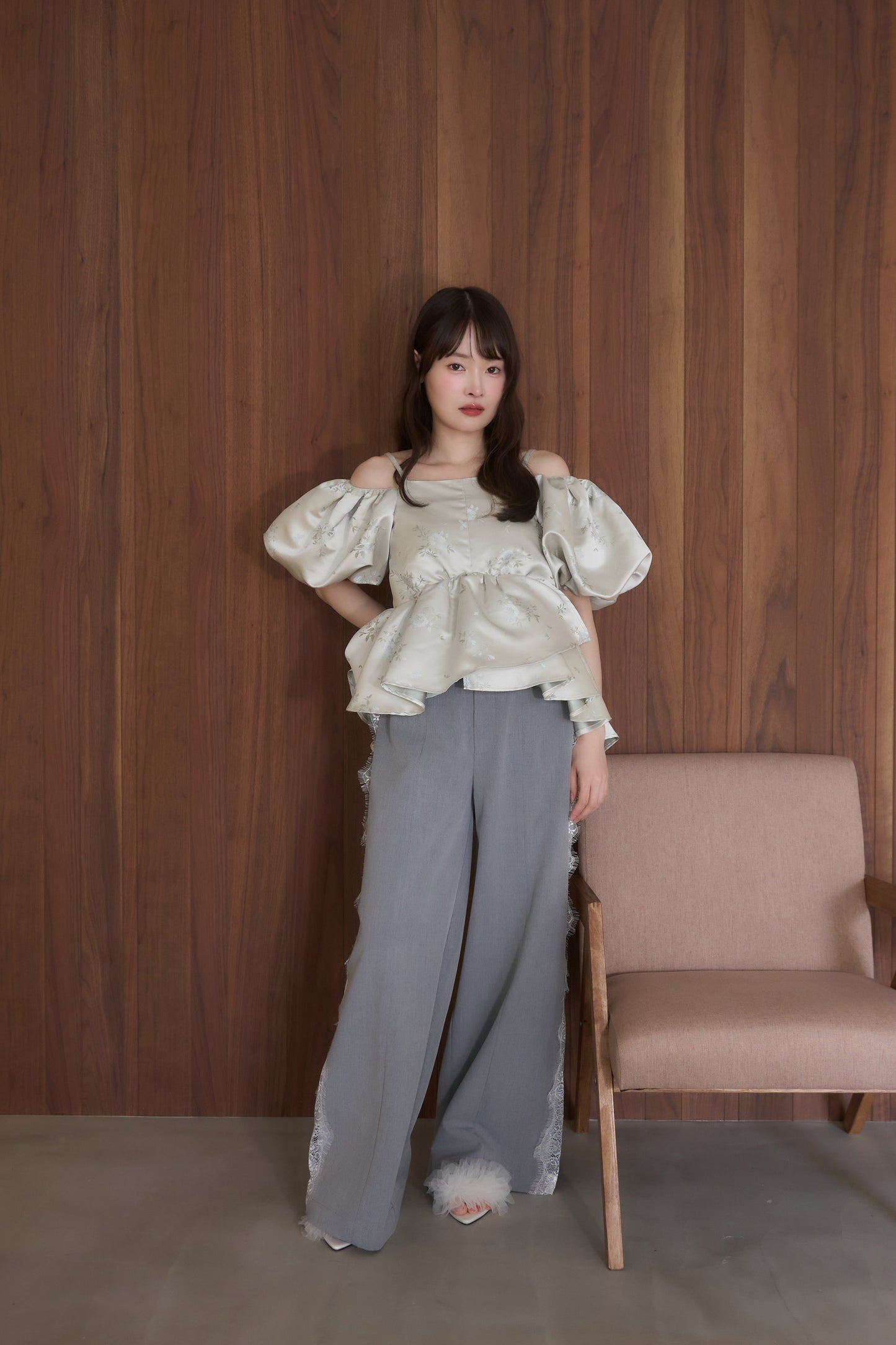 lace slacks