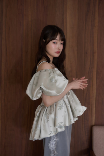 puff peplum variation tops