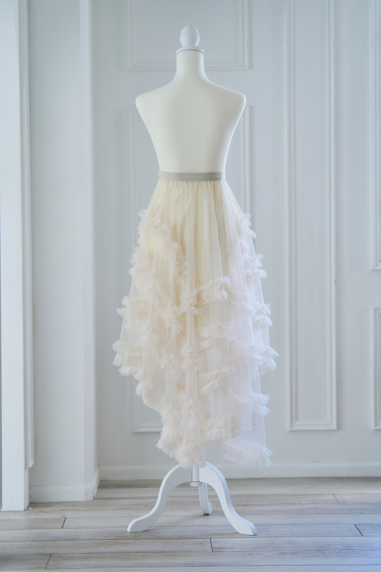 mermaid frill tulle skirt