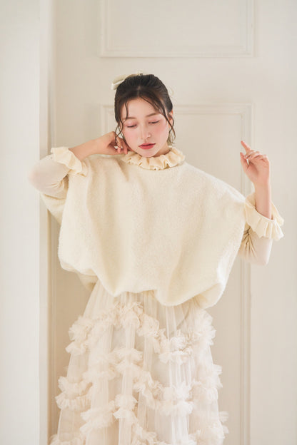 mermaid frill tulle skirt
