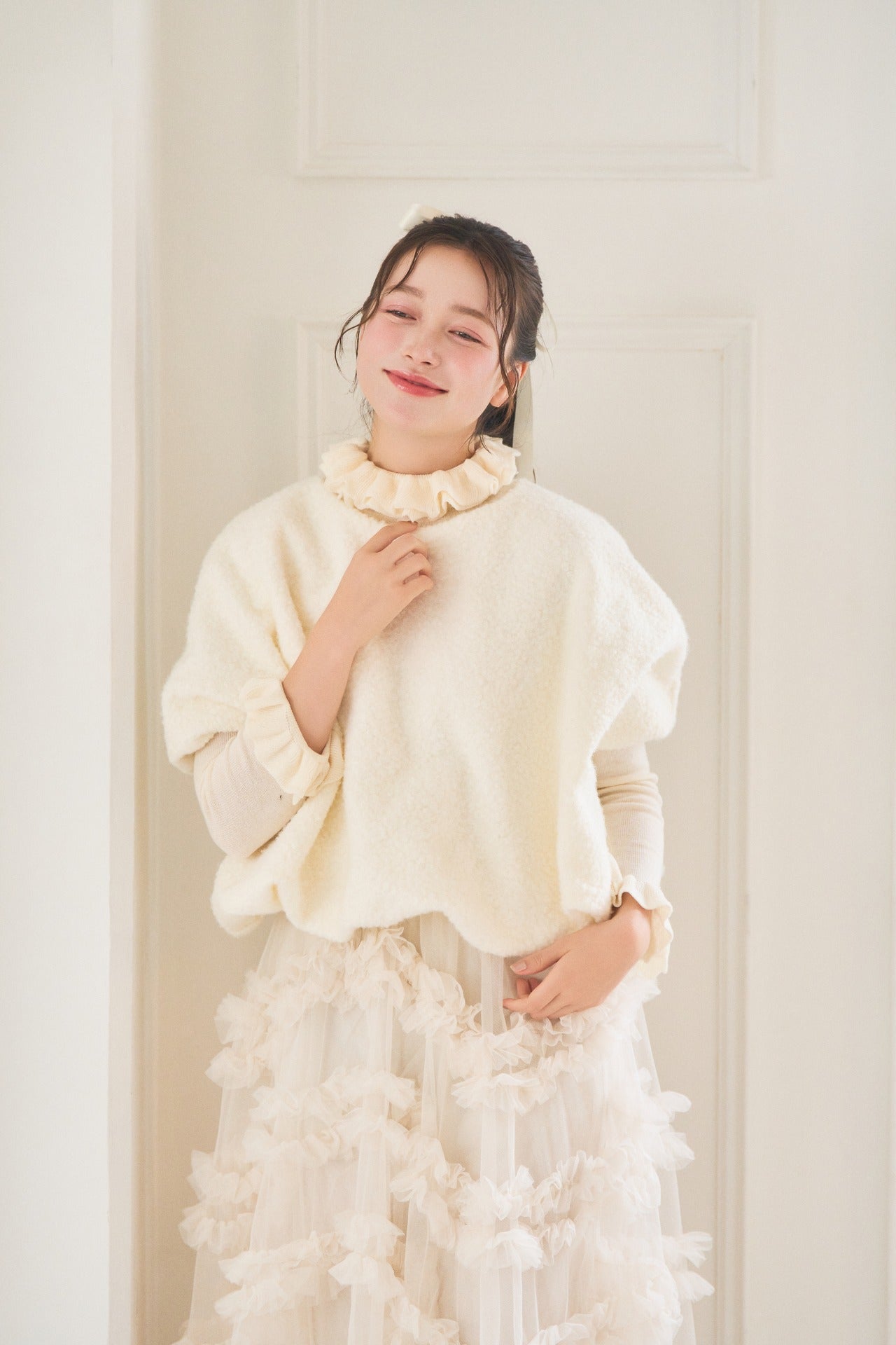 mermaid frill tulle skirt