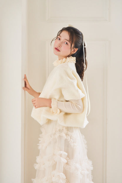 mermaid frill tulle skirt