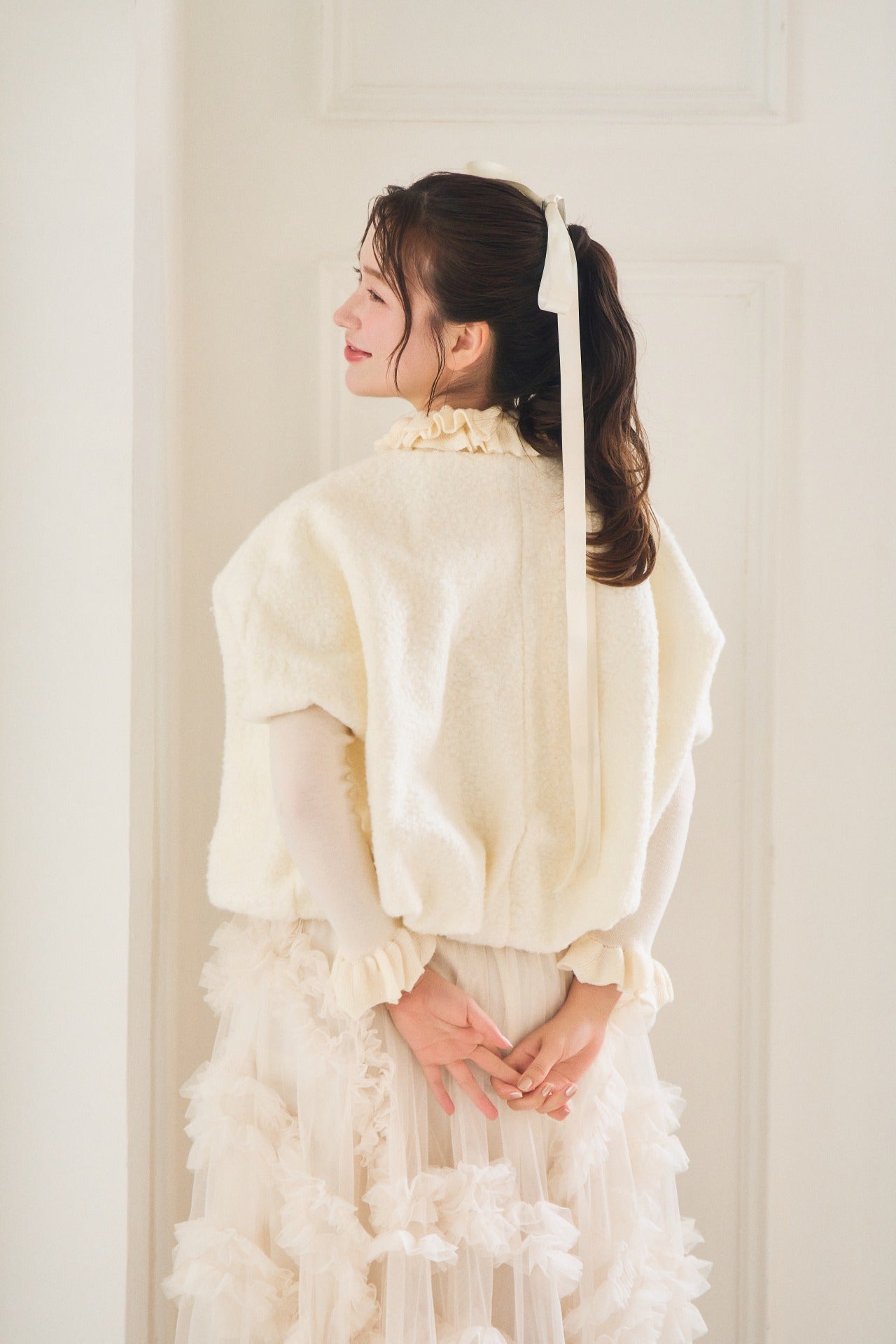 mermaid frill tulle skirt