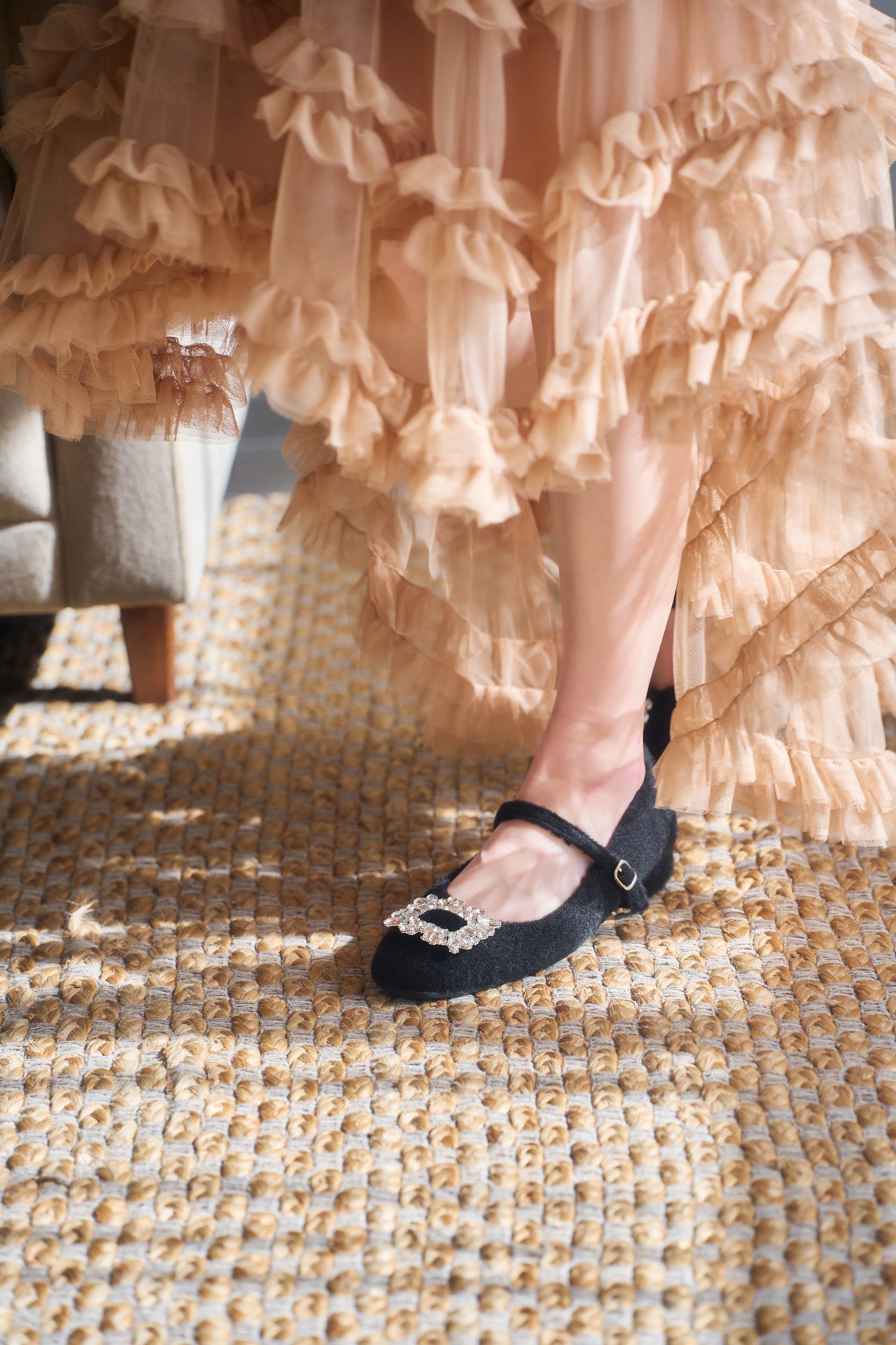 【再販売日 1月31日】bijou fluffy shoes