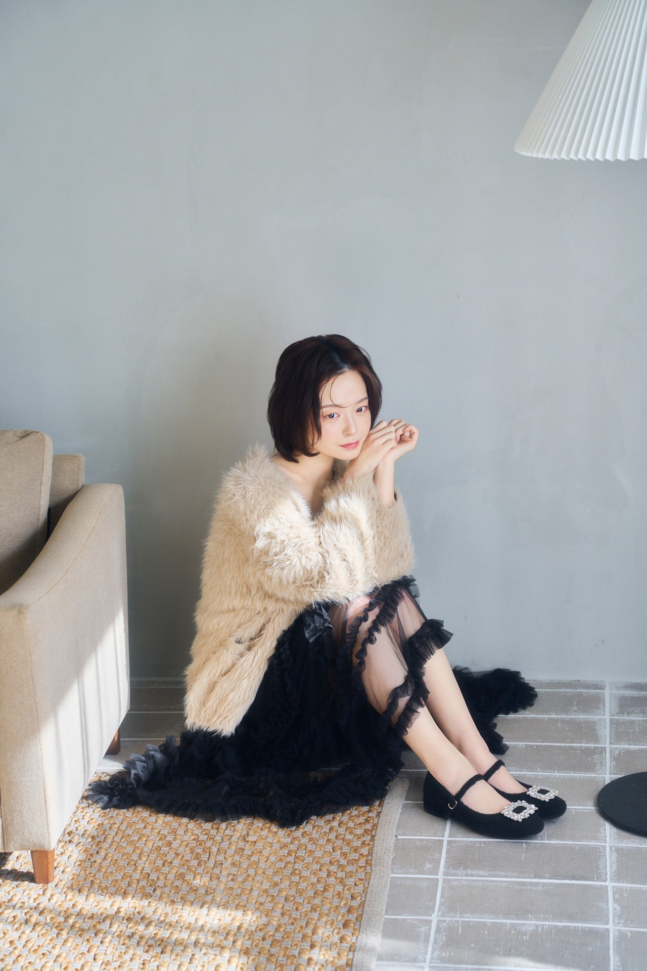 【再販売日 1月31日】bijou fluffy shoes