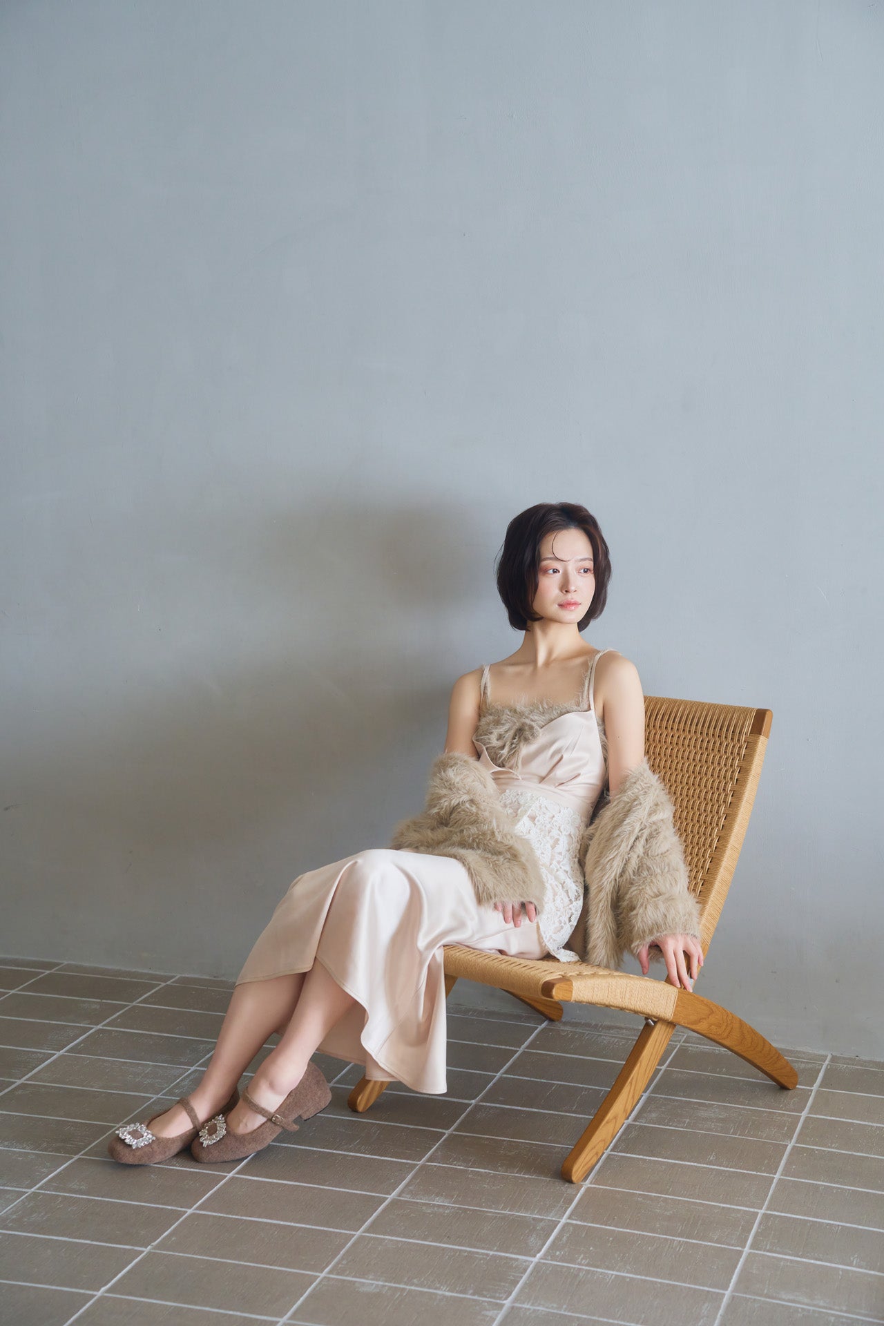 【再販売日 1月31日】bijou fluffy shoes