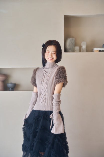 mermaid frill tulle skirt