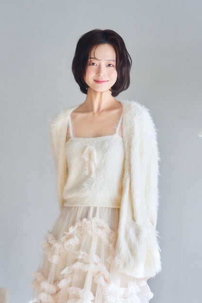 mermaid frill tulle skirt