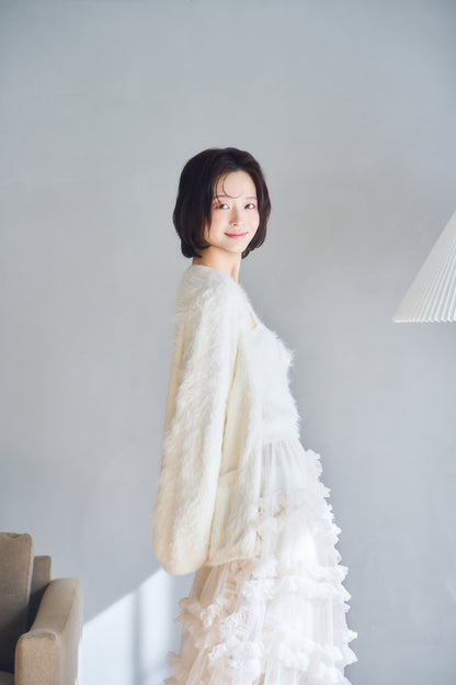 mermaid frill tulle skirt