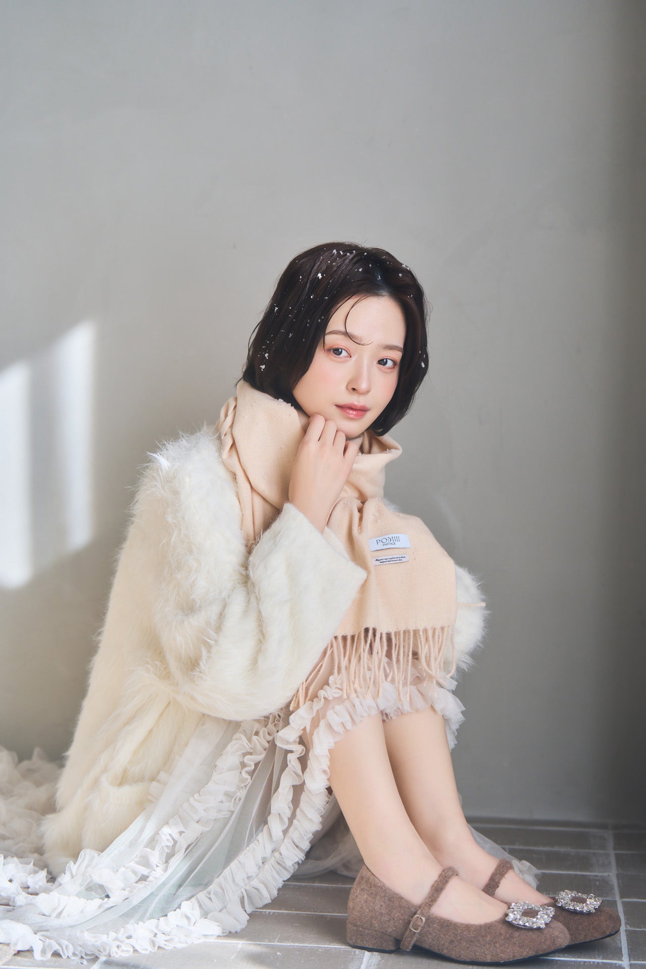 【再販売日 1月31日】bijou fluffy shoes