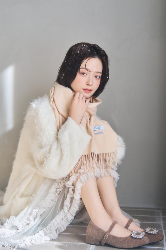 【12月6日22時販売開始】wool touch smooth muffler