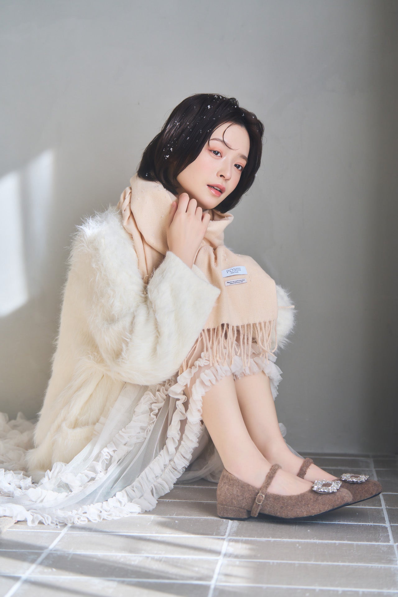 【再販売日 1月31日】bijou fluffy shoes