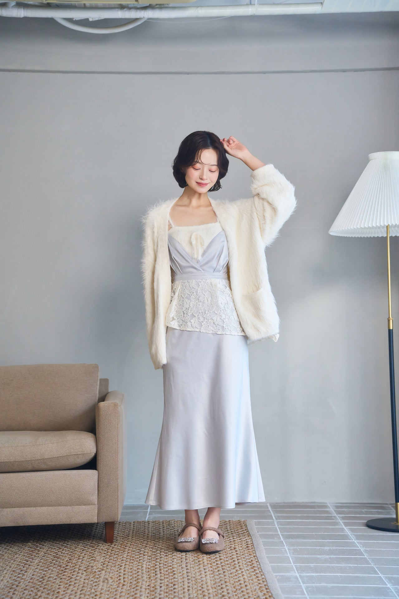 【再販売日 1月31日】bijou fluffy shoes