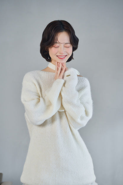 wool knit set-up