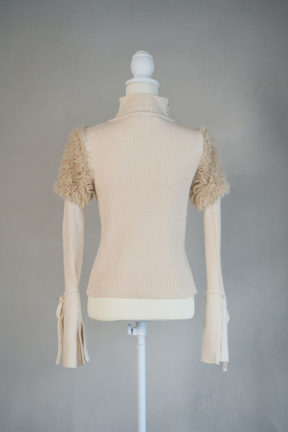 fur docking knit