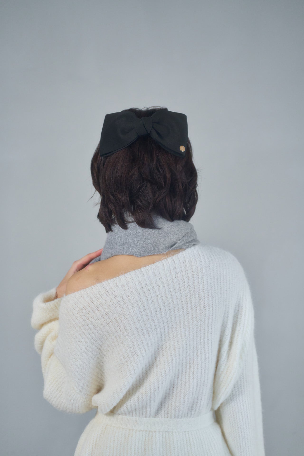 【受注販売】partage big ribbon barrette