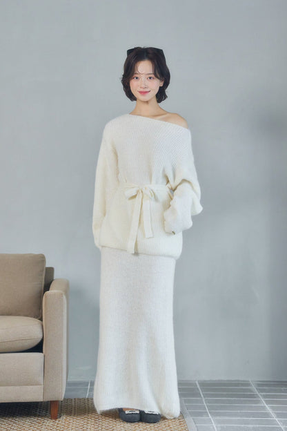 wool knit set-up