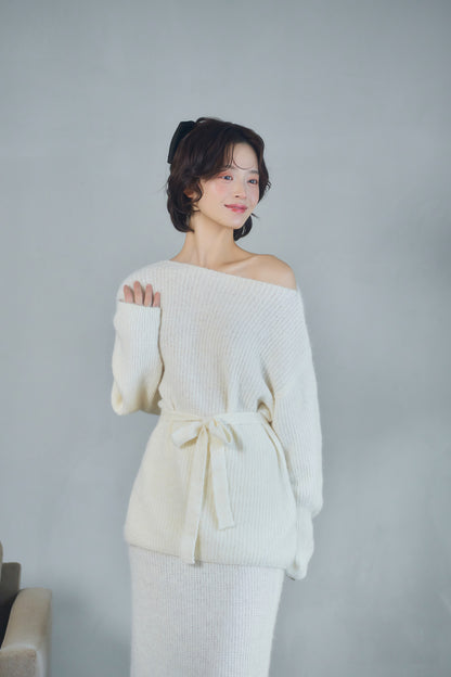 wool knit set-up