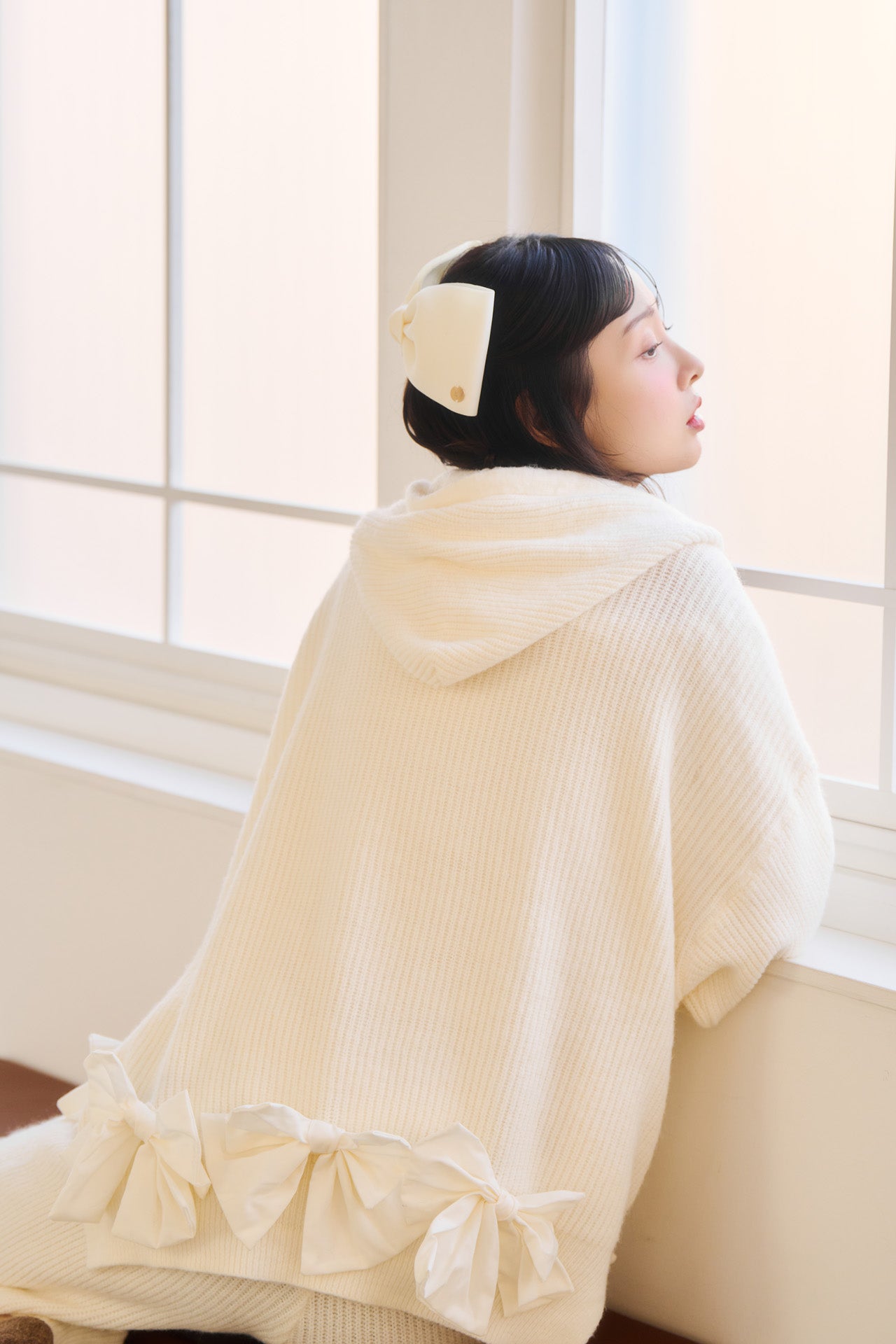 【受注販売】partage big ribbon barrette