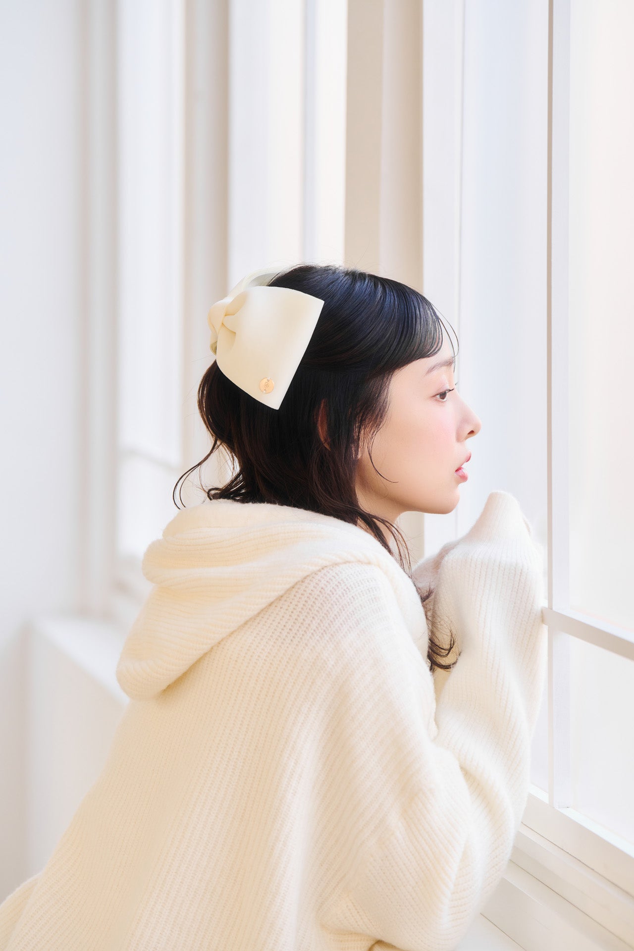 【受注販売】partage big ribbon barrette