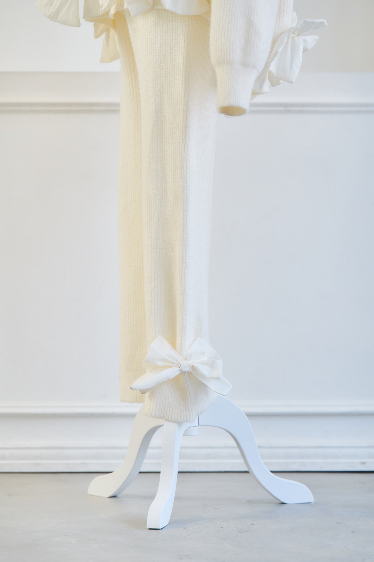 【販売開始日 1月31日】ribbon ribbon flight knit  set-up