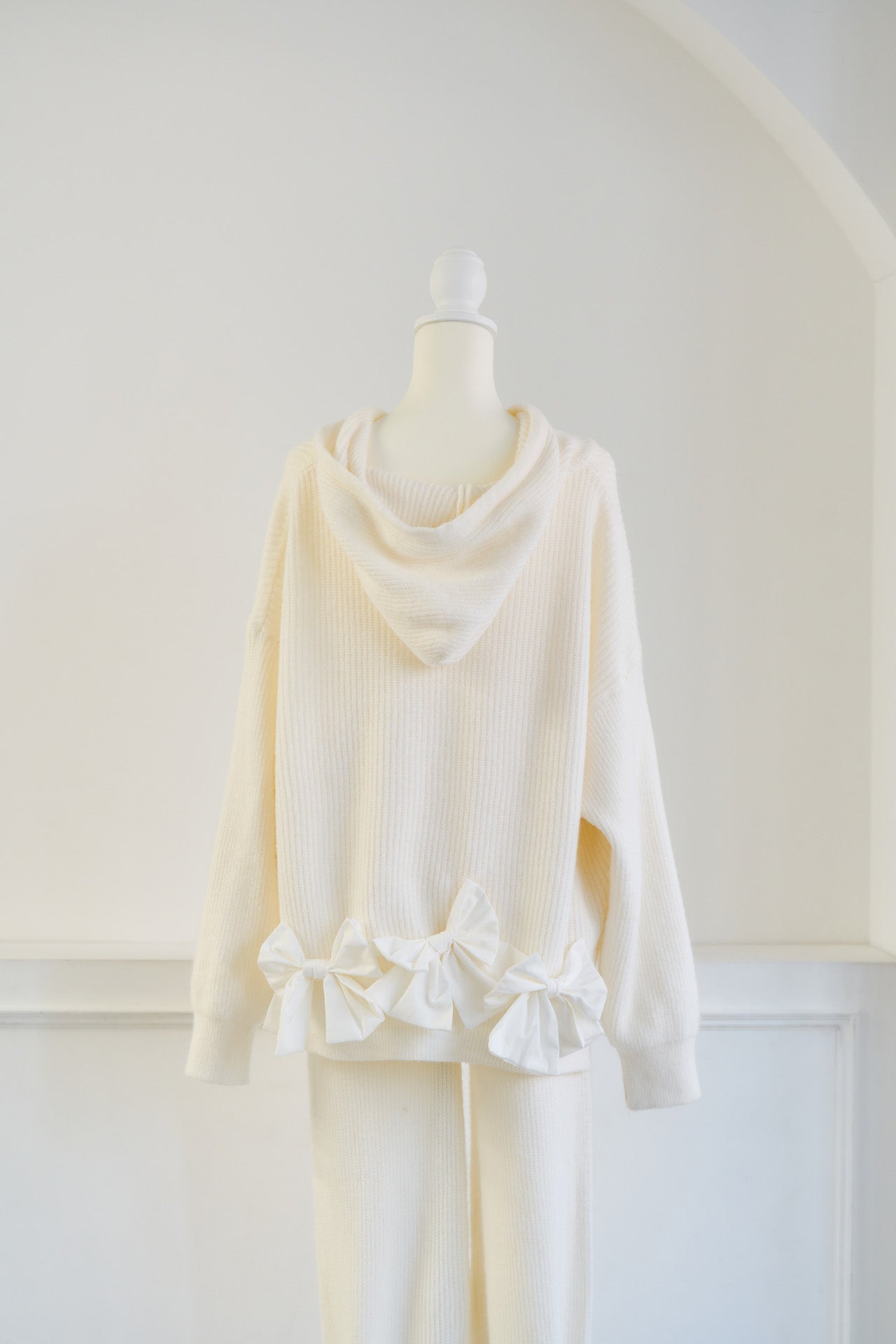 【販売開始日 1月31日】ribbon ribbon flight knit  set-up