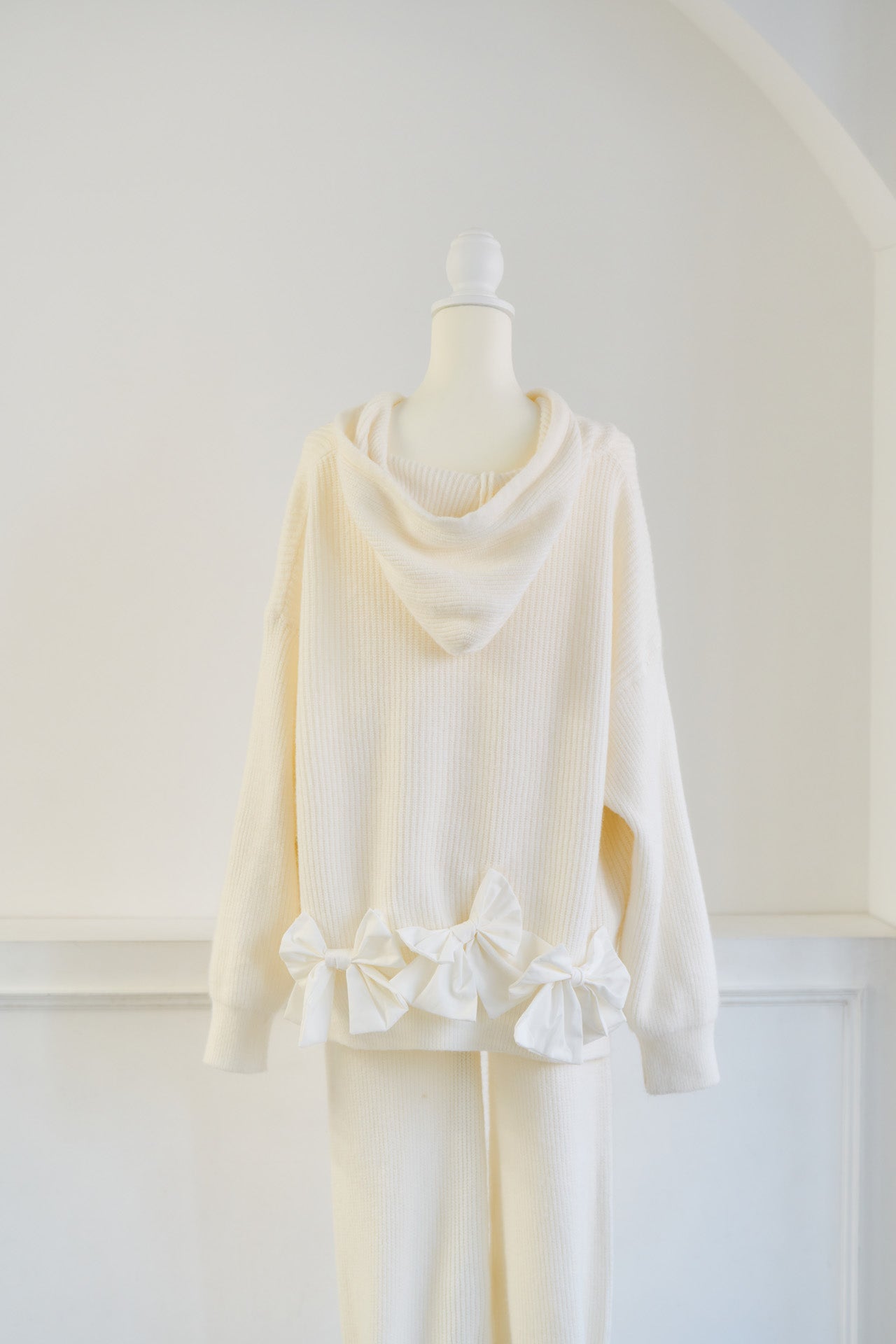 【販売開始日 1月31日】ribbon ribbon flight knit  set-up