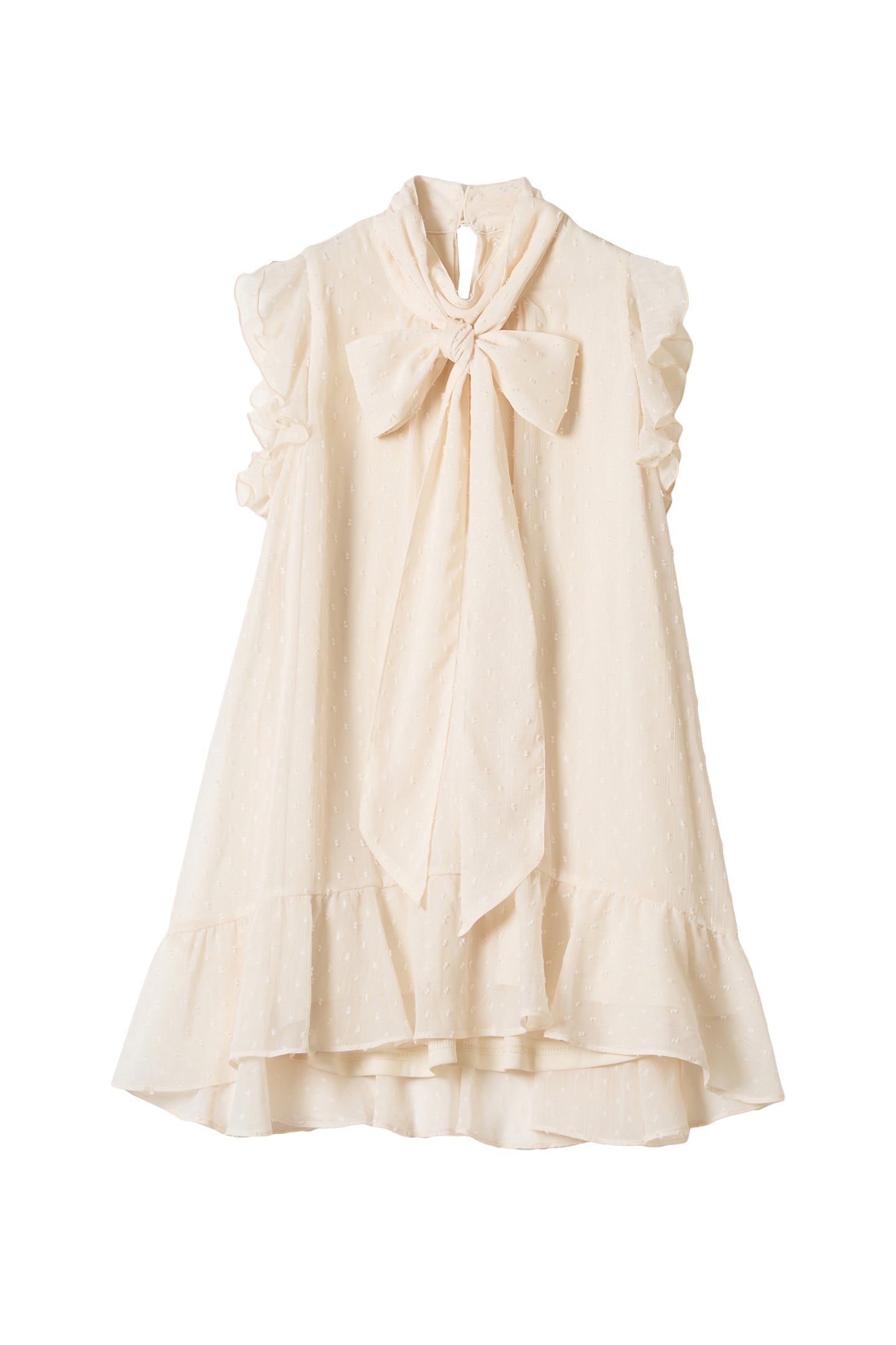 dot sheer blouse