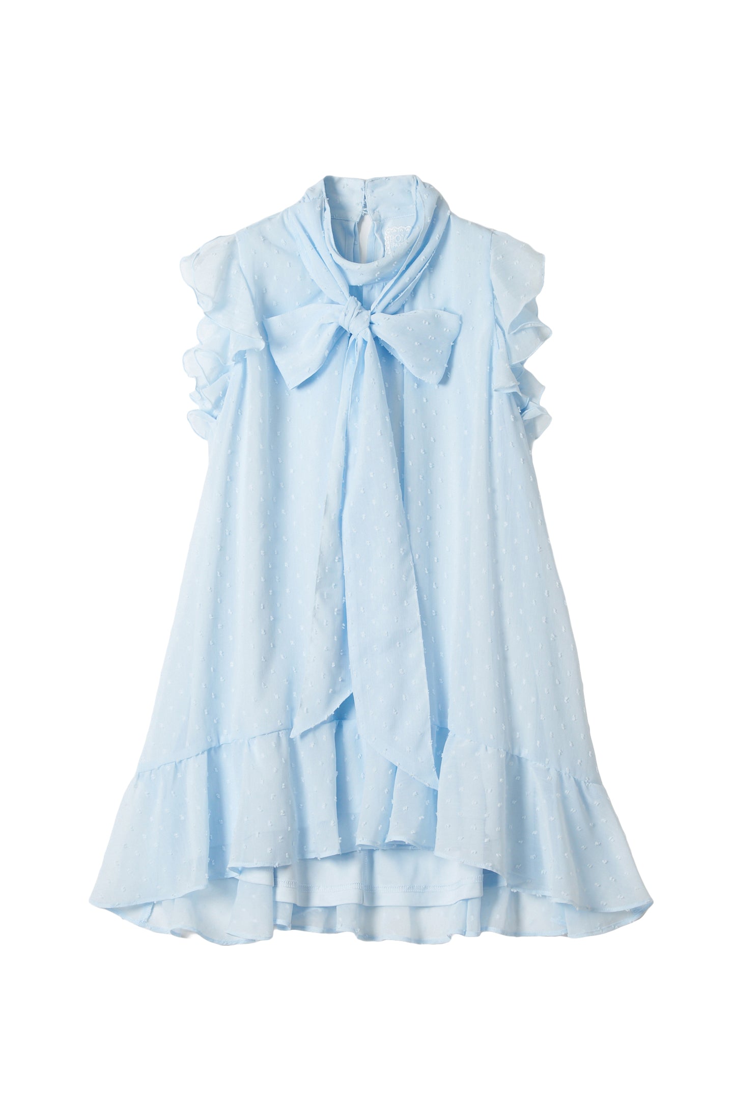 dot sheer blouse