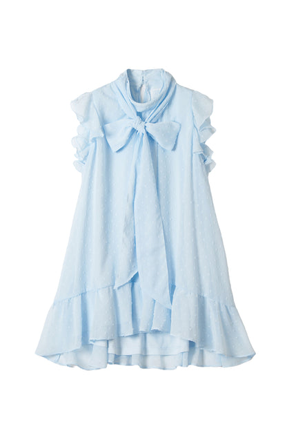 dot sheer blouse