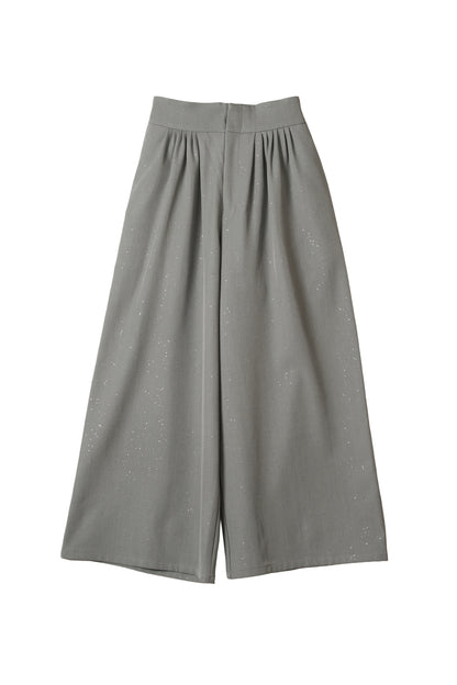 glitter high waist pants