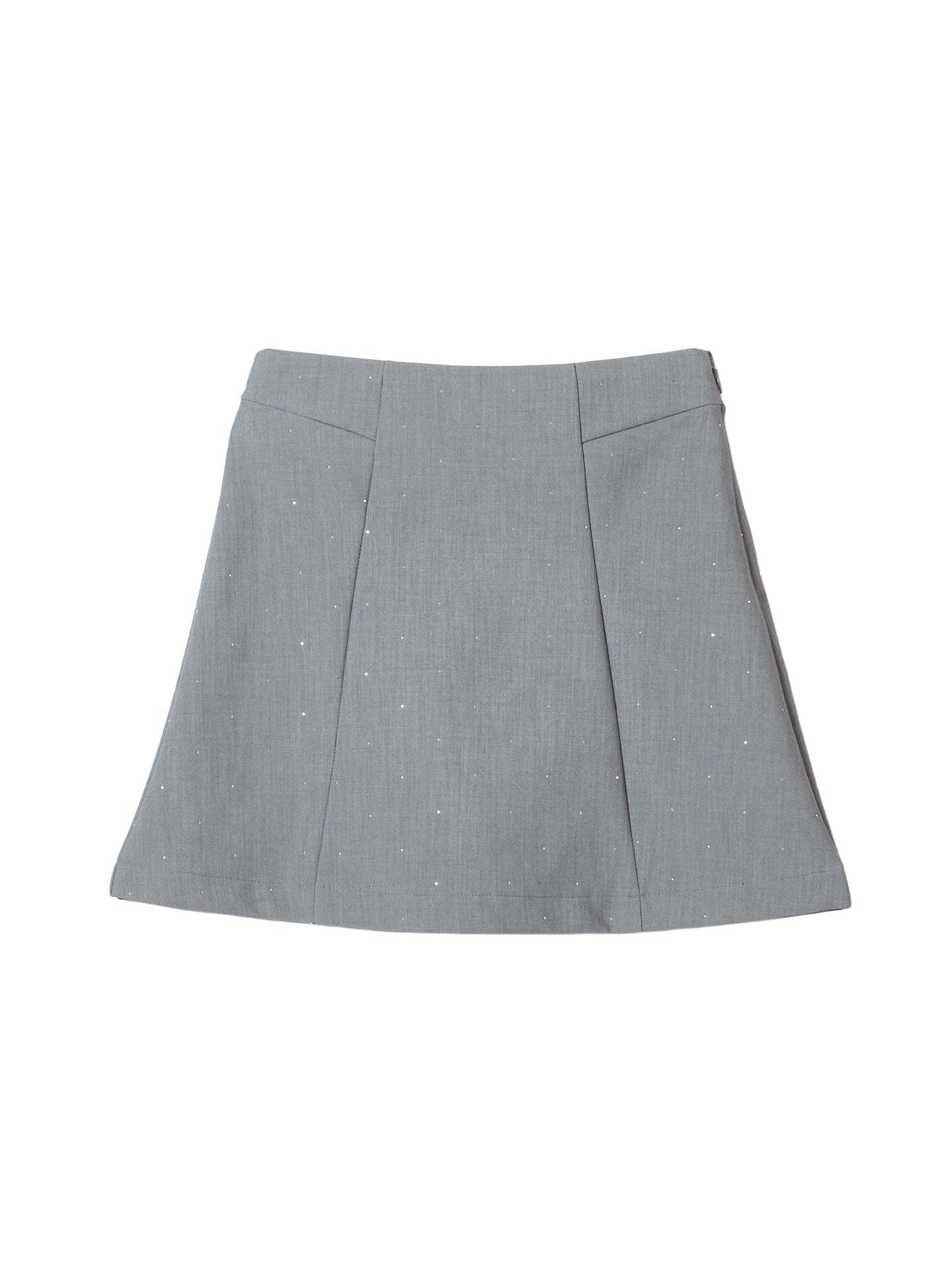 rhinestone mini skirt
