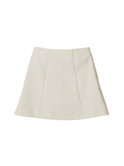 rhinestone mini skirt