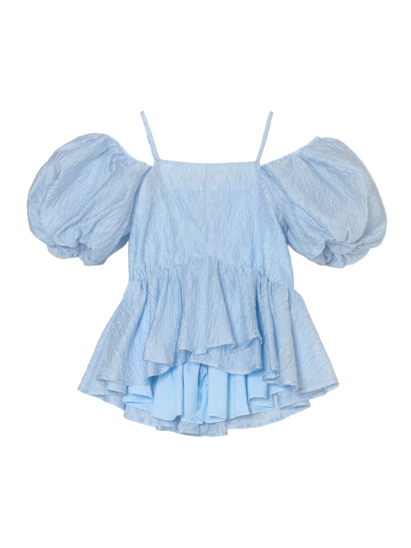 puff peplum variation tops