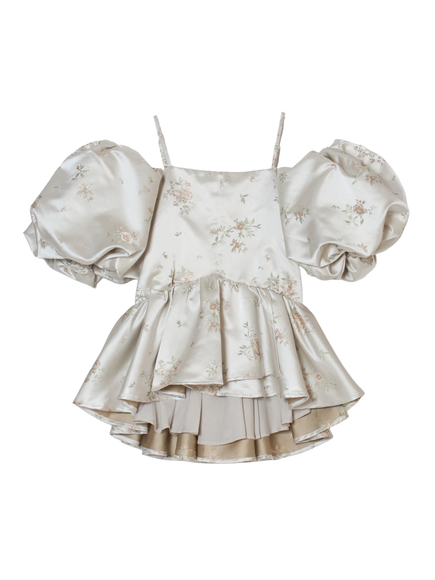 puff peplum variation tops