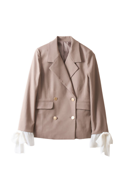 chiffon sleeve jacket