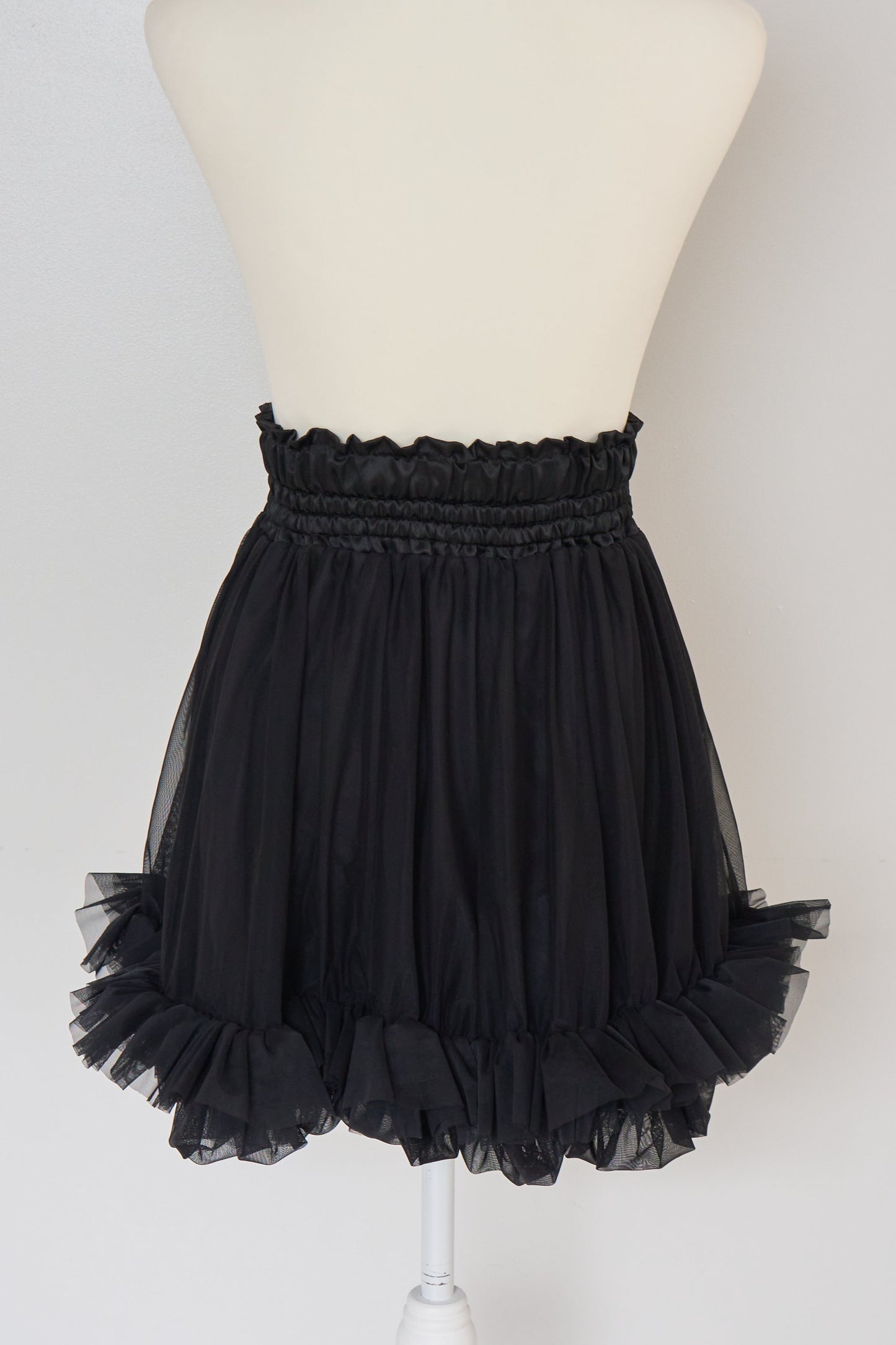 tulle balloon mini skirt