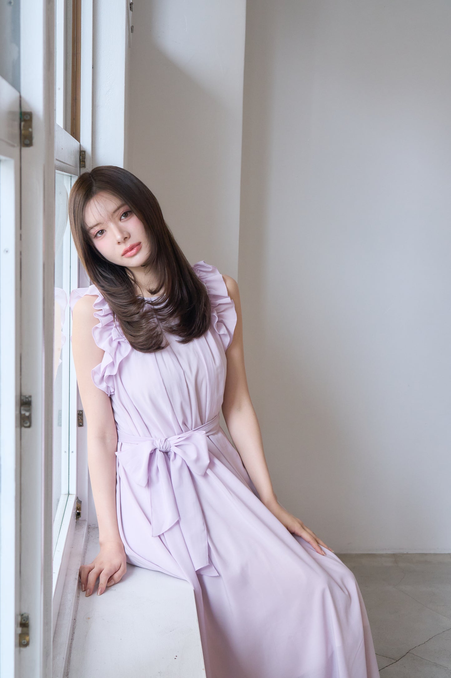 summer frill one-piece