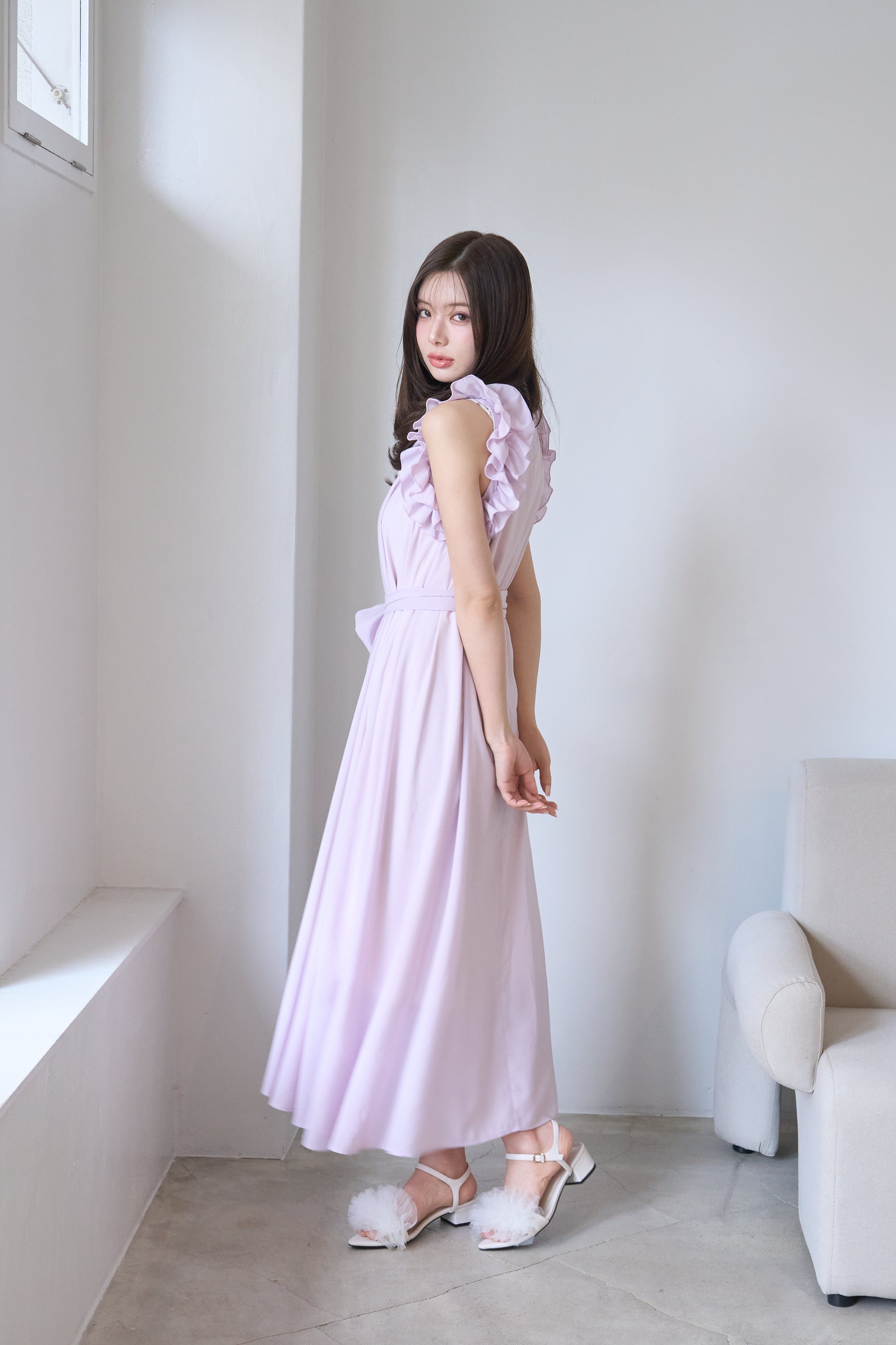 ワンピース POMIII PARTAGE summer frill one-piece summer frill one-piece | POMIII PARTAGE
