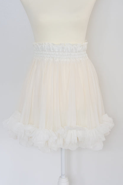 tulle balloon mini skirt