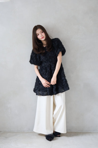 glitter high waist pants