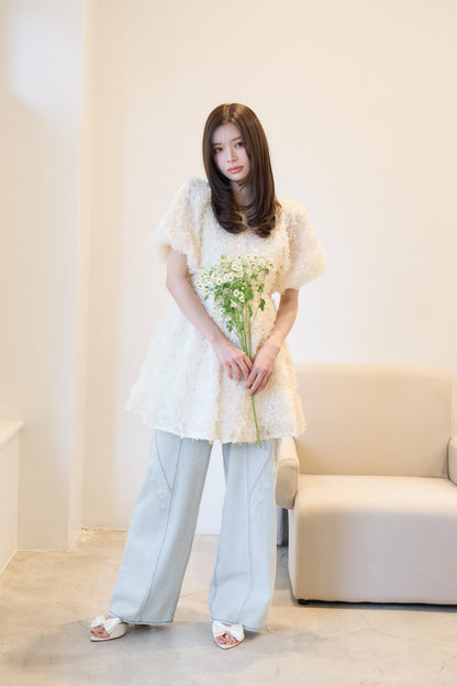partage lace denim