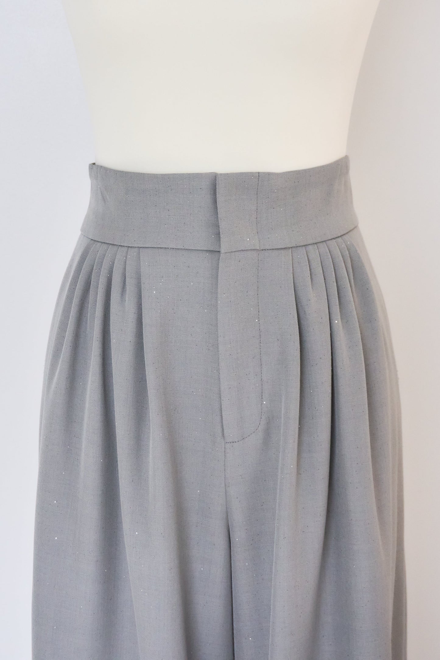 glitter high waist pants