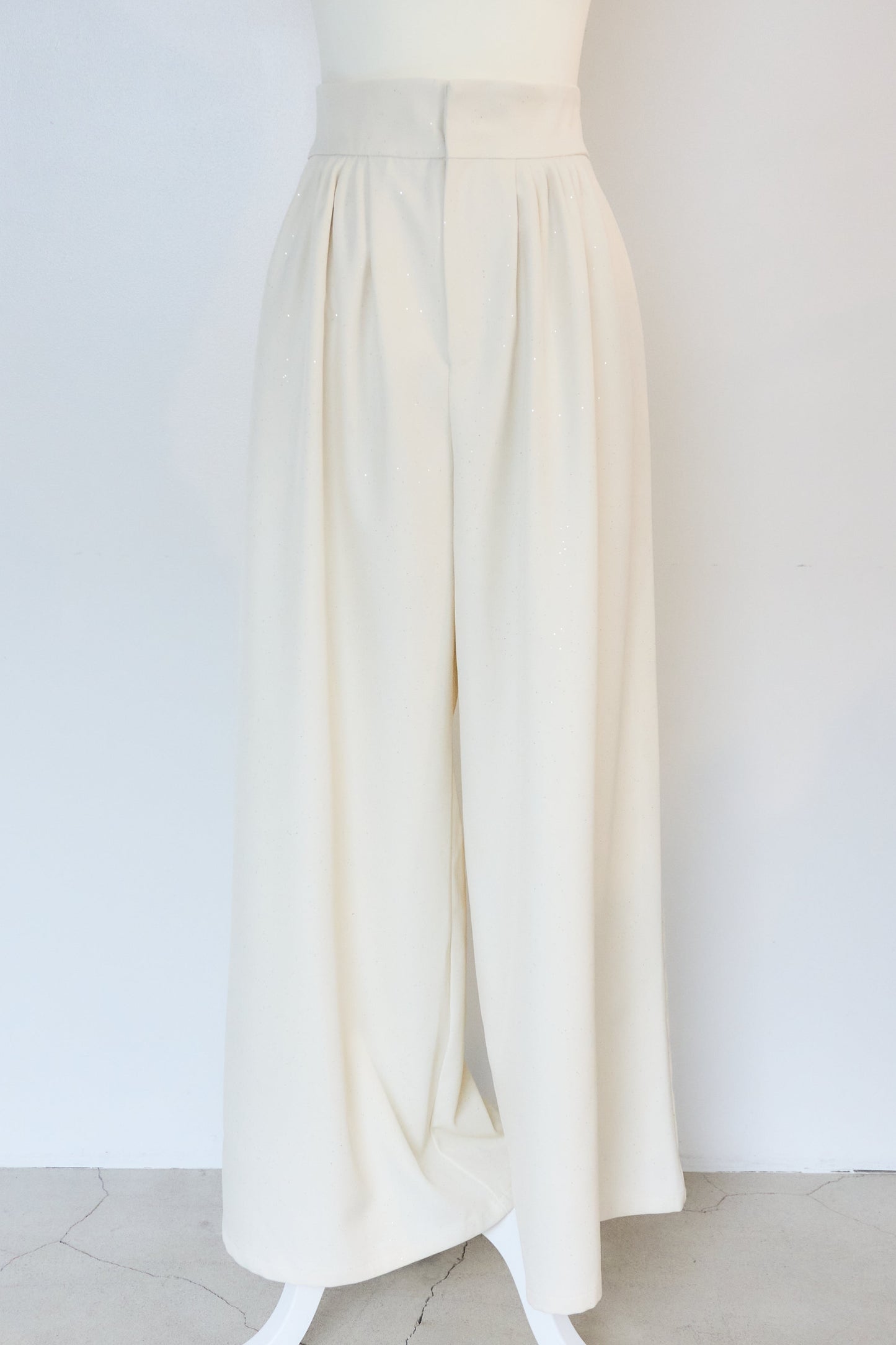 glitter high waist pants