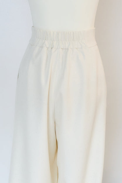glitter high waist pants